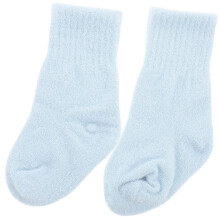 14pairs Infant Socks In Sky-Blue For Newborns With