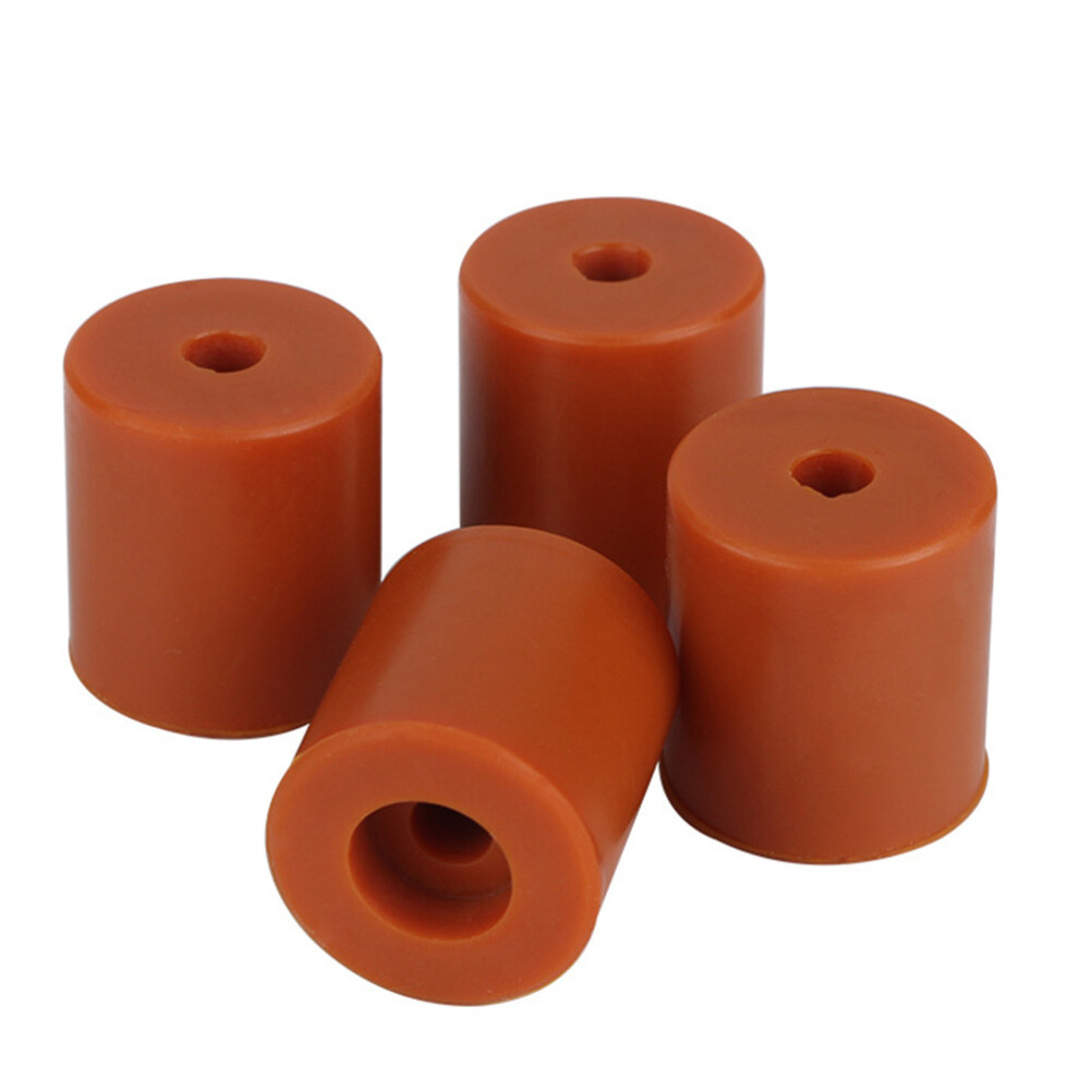 4Pcs Non-Stick Silicone Hot Bed Leveling Columns Orange For 3D Printer 3062675825484