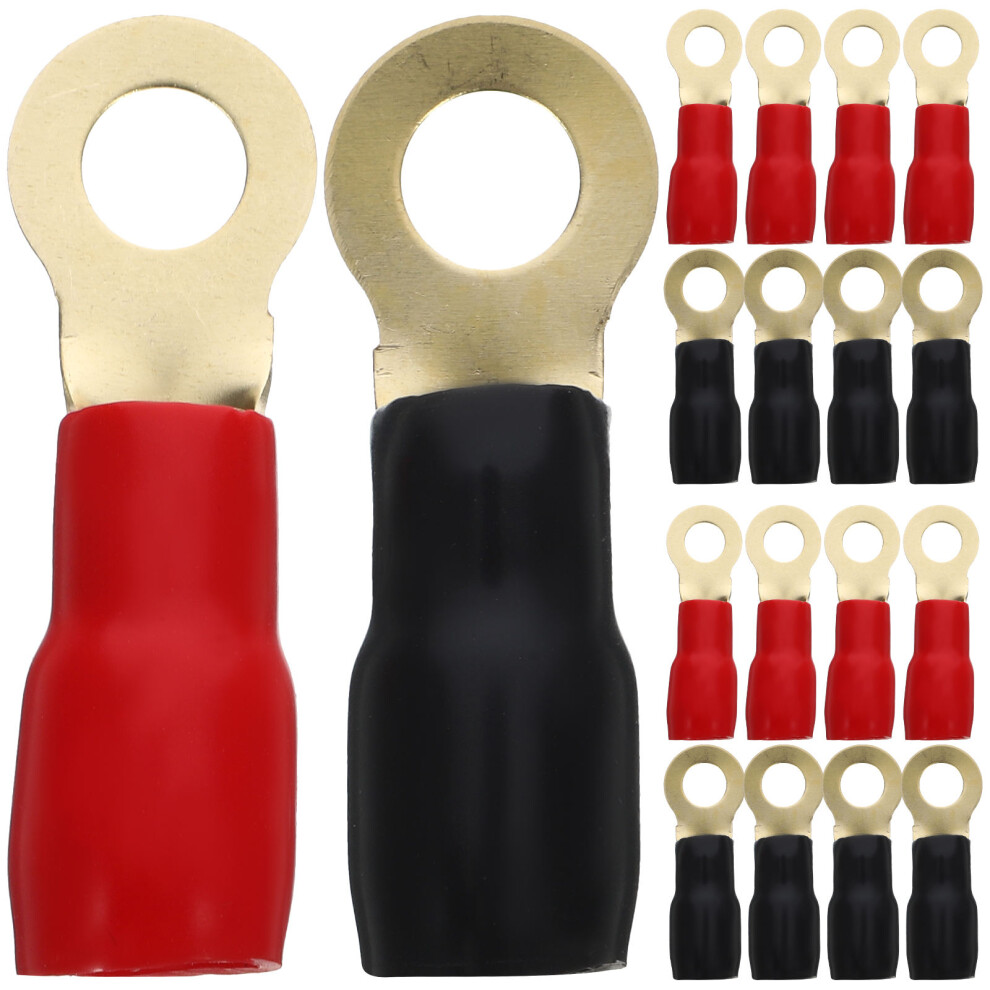 Worgeous 20 Pairs Solder Crimp Ring Terminal 3.30X1.60x0.90cm 3062623064255