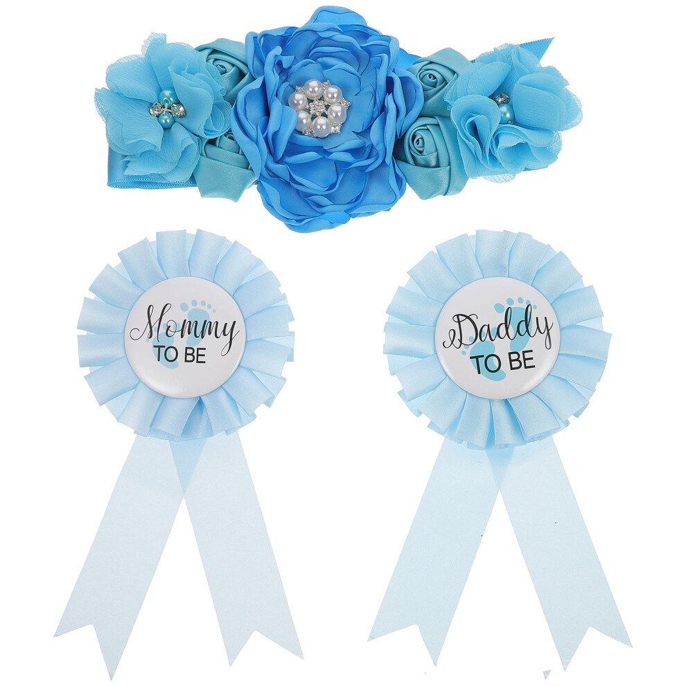 Sash For Daddy And Mom Belt Badge Set Chiffon Boy-image-OPC-PJWQHPT-NEW