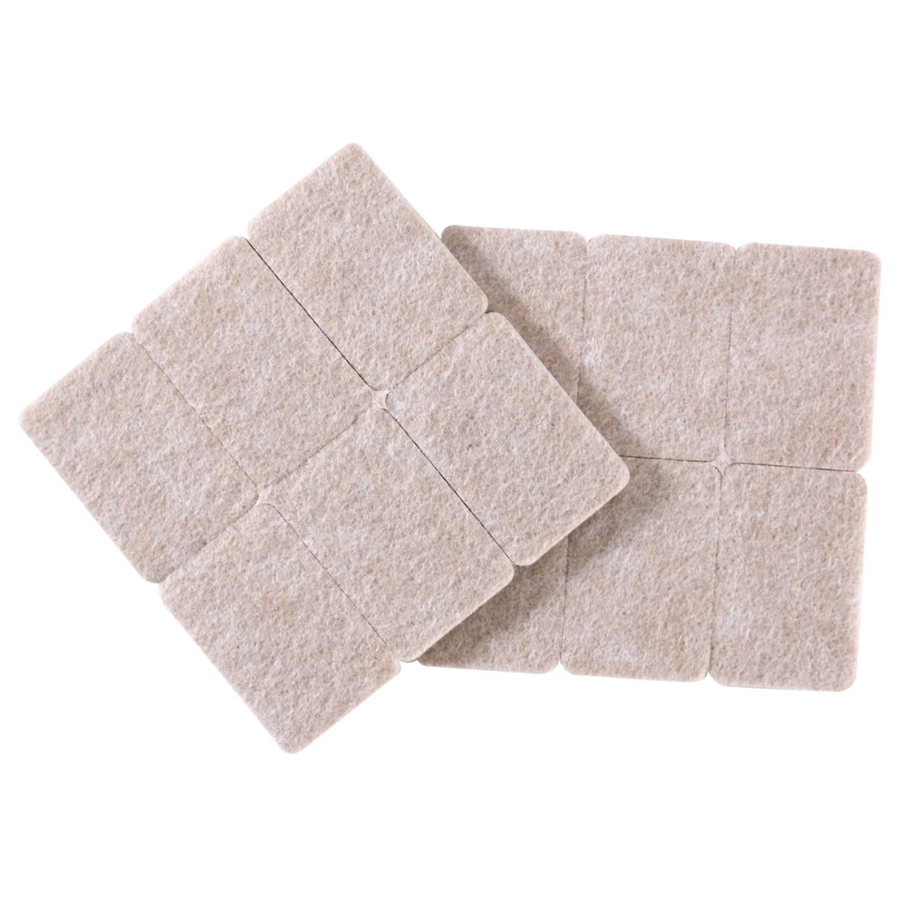 12Pcs Durable White Felt Floor Protector Pads For Chairs And Furniture 3062623068918