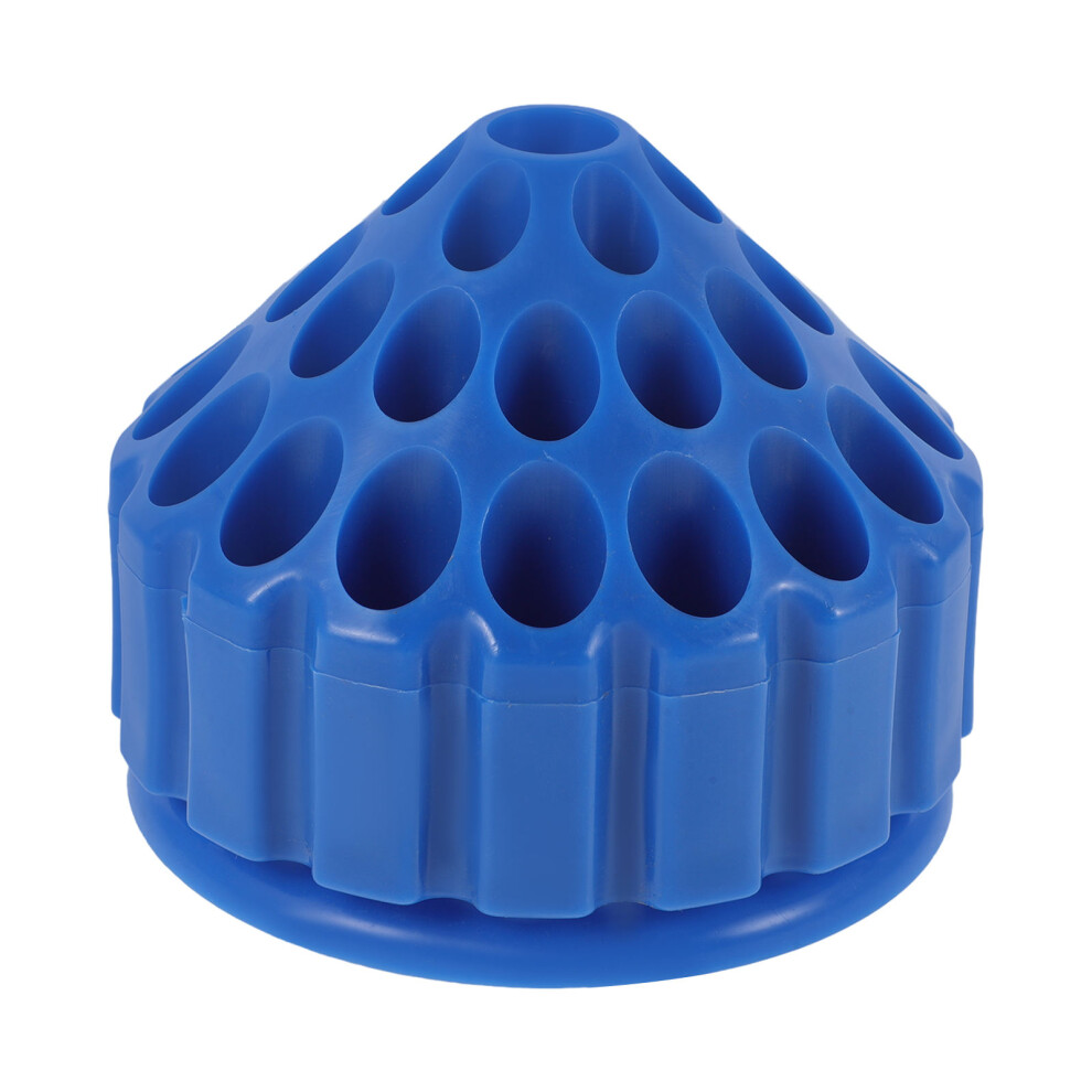 Worgeous Grinding Heads Storage Box Blue Plastic 1Pack For Garage Use 3062675848773
