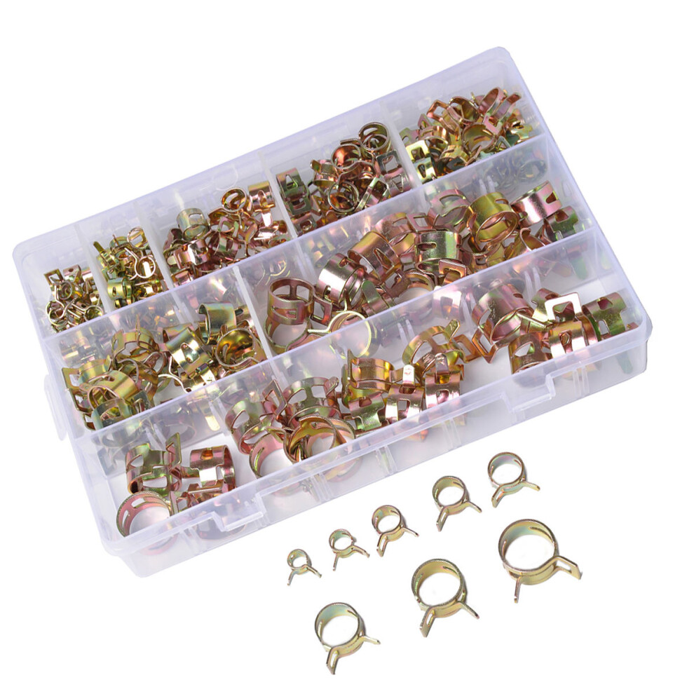 160Pcs 8 Tube Clamp Stainless Steel Clamps Hose 3062675851506