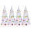 Table Tree With Lights Led Light Christmas Tree Multi 4pcs 11