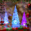 Table Tree With Lights Led Light Christmas Tree Multi 4pcs 4