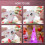 Table Tree With Lights Led Light Christmas Tree Multi 4pcs 7