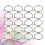 20 Pcs Eyelet Curtain Ring Hanging Rings 10