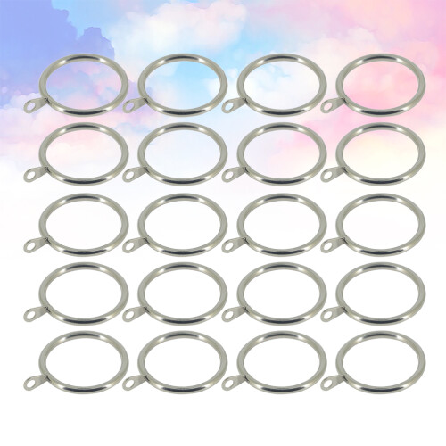 20 Pcs Eyelet Curtain Ring Hanging Rings 2