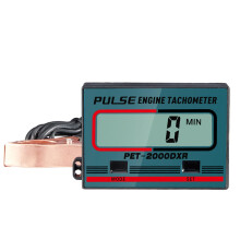 Chainsaw Tachometer Handheld or Clip-On Induction LCD Display 100-30000 RPM Gas Engine Tester for 2-Stroke 4-Stroke Motors