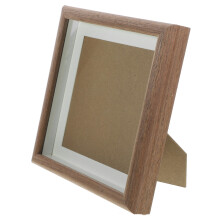 Wooden Tabletop Photo Frame With Hollow Design For Picture Display