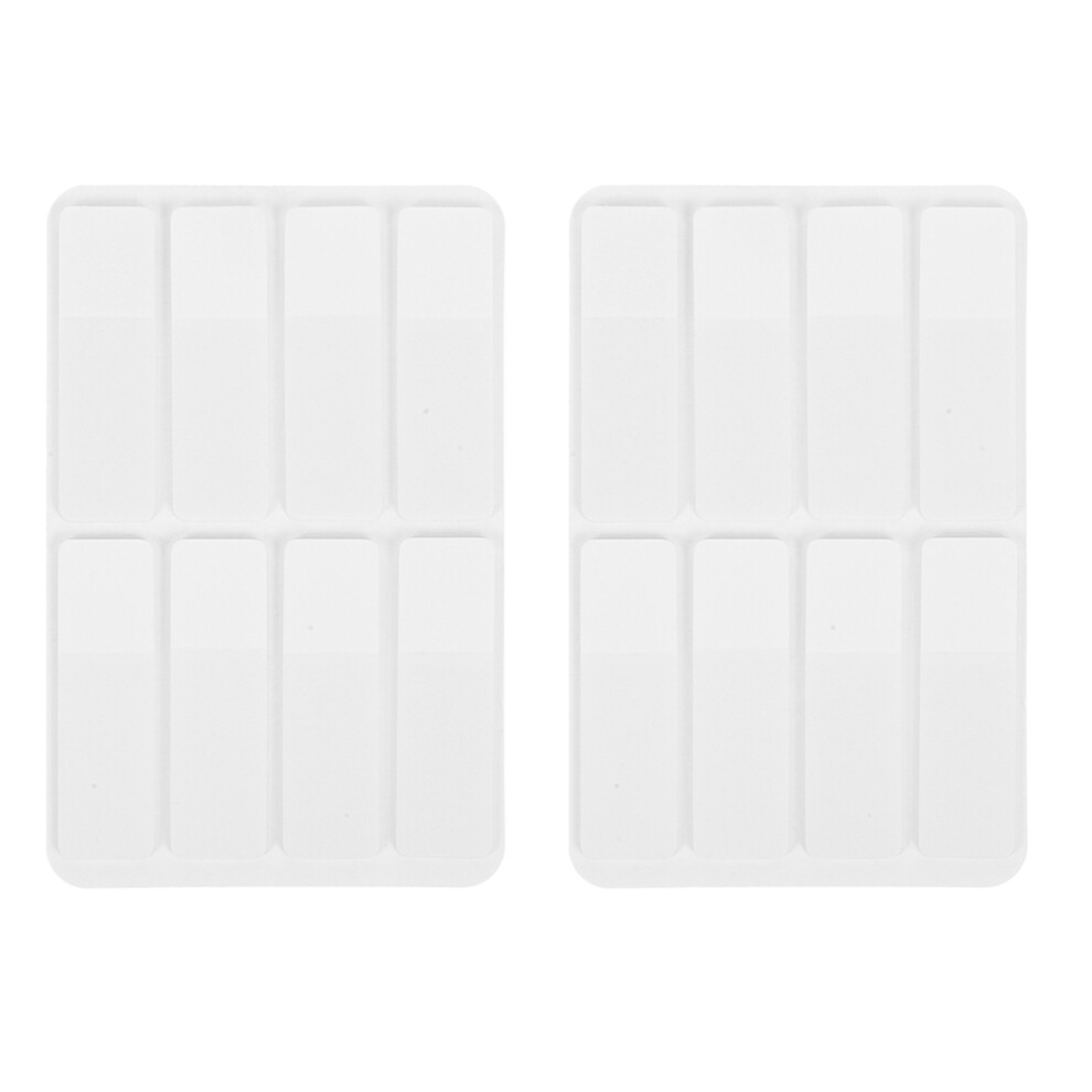 2 Sets Index Sticker Page Tabs For Books Sticky Tabs White Bopp-image-OPC-PJWQPXK-NEW