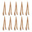10Pcs Clips Anti-Scald Light Brown Tea Accessories 1