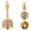 Bell For Classroom Auditory Training For Babies Metal 1set 4