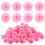 100Pcs Pe Pink Flower Aroma Diffuser for Car and Indoor Aromatherapy 1