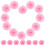 100Pcs Pe Pink Flower Aroma Diffuser for Car and Indoor Aromatherapy 8