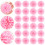 100Pcs Pe Pink Flower Aroma Diffuser for Car and Indoor Aromatherapy 5