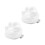 2pcs Roller Brake Head Wheel Roller Skates White Rubber 9