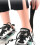 1set Simple Shoe Horn For Home Use Black Wood 5