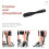 1set Simple Shoe Horn For Home Use Black Wood 8