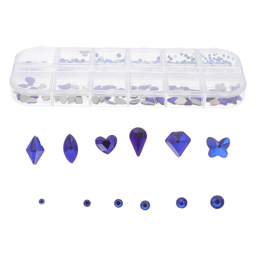 Iplusmile 1 Box Nail Resin Diamonds Diy Rhinestones Decorative Ornaments
