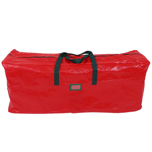 Red Christmas Tree Storage Bag 1pack With Zipper For And
