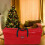 Red Christmas Tree Storage Bag 1pack With Zipper For And 8