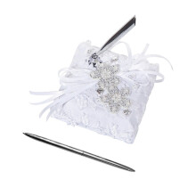 Wedding Guest Book Tassel White Rhinestones Bridesmaid