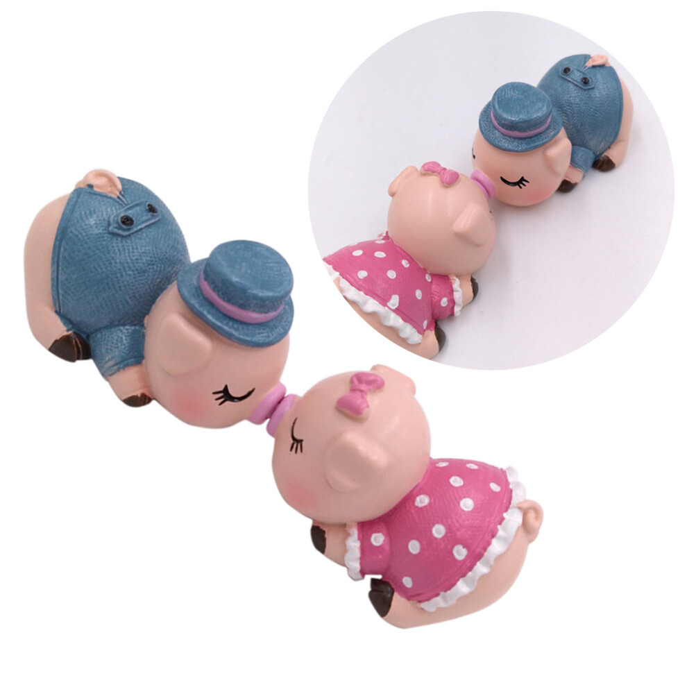 1Pair Exquisite Resin Cartoon Car Ornaments For Dashboard Decoration 3062886823644