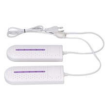 Electric Boot Dryer and Shoe Dryer, Fast Efficient Foot Warmer, Odor Eliminator, Quiet Operation, White, EU Plug