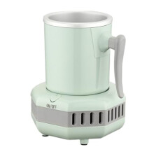 Fast Cooling Cup Portable Electric Mini Drink Cooler for Instant Beverage Cooling, Ideal for Coke and Beer, Green