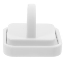1set White Plastic Dog Accessory Pee Pad Holder 3.5x1.7x1.5in