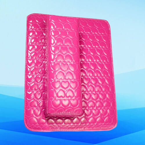 1Set Roze Manicure Handkussen PU Leer Handsteun Art Tool 1