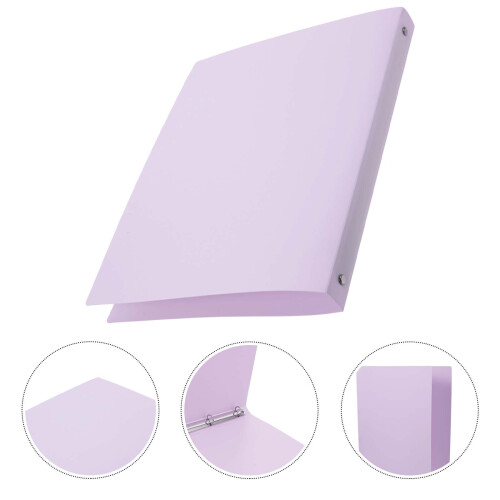 Sheet Folder A4 Button Pp Purple File Holder 2