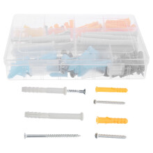 Hooks Plastic Rubber Plugs Anchor Kit 19x12.6x3.5cm