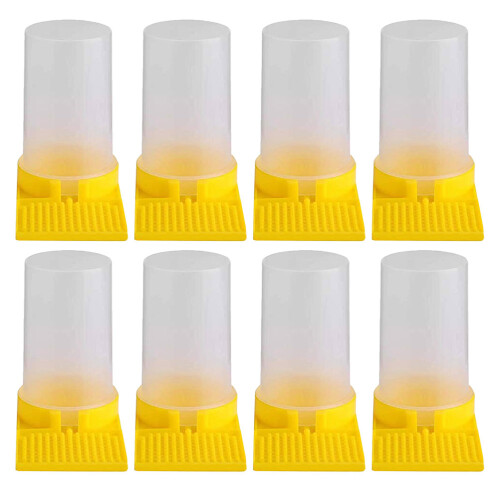 8pcs Bee Feeders For Mason Pp Multi Practical Feeding Tools 2