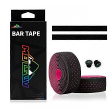 (Pink) Road Bicycle Handlebar Tape Bike Accessories,Bicycle Handlebar Tapes Fixing Breathable Cycling Handle Bar Tape Shock Absorption