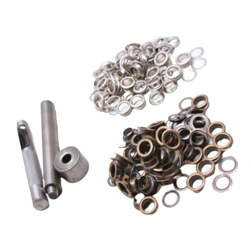 Mlins  100 Set Shoe Air Eye Tool Tarps Eyelets Button Kit 1