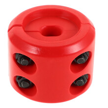 Atv Winch Stopper Red Aluminum Alloy 1 Set Safety Enhancement
