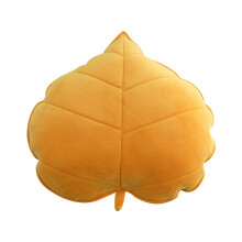 Leaf Cushion, 50cm Decorative Throw Pillow, Lifelike Green Plant Cushion for Sofa, Couch, Home, Car, Office, Yellow