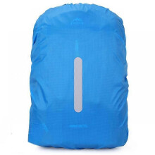 (30 - 40L, Blue) Reflective Waterproof Backpack Rain Cover Outdoor Sport Night Cycling Safety Raincover Camping Hiking Waterproof Cover