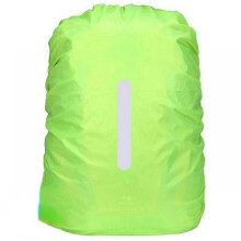 (50 - 70L, green) Reflective Waterproof Backpack Rain Cover Outdoor Sport Night Cycling Safety Raincover Camping Hiking Waterproof Cover