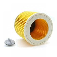 (1pcs) For Karcher Vacuum Cleaners parts Cartridge HEPA Filter WD2250 WD3.200 MV2 MV3 WD3 karcher filter parts air dust filters