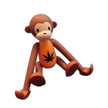 (Orange) 1PC Portable Tablet Phone Stand Holder cute animal Monkey Desktop Support for iPad iPhone Smart Phone Decor Supplies