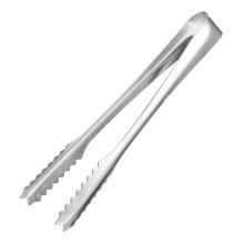 Ice Tongs with Ergonomic Grip, Multi-Functional Stainless Steel, Non-Slip for Serving Ice Cubes, Snacks, and Candies