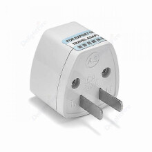 (2pin CN Plug) 1pcs Universal AU UK US EU Plug Adapter US to EU Plug Converter Australian KR Euro Travel Adapter Power Electric Socket Outlet