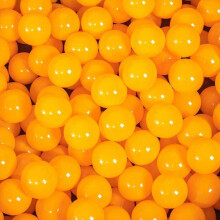 (Orange) Ocean Ball Bobble Ball Pool Macaron Thickened Eco-Friendly Plastic Inflatable Toy