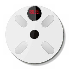 (white) Body Fat Scale Bluetooth BMI Scale Balance Scales Smart Electronic Scale LED Digital Body Weighing Scales Bath Scale
