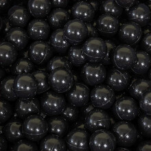 (Black) Ocean Ball Bobble Ball Pool Macaron Thickened Eco-Friendly Plastic Inflatable Toy