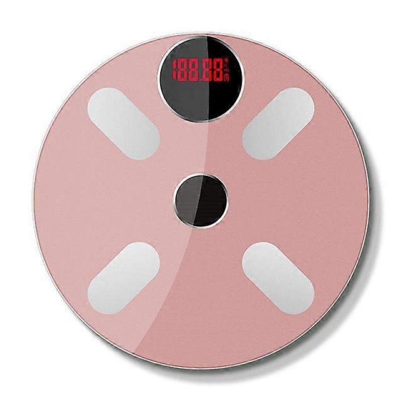 (pink) Body Fat Scale Bluetooth BMI Scale Balance Scales Smart ...