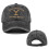 (Black) Yellowstone Dutton Ranch Vintage Baseball Cap - Distressed UV Protection Snapback Hat 1